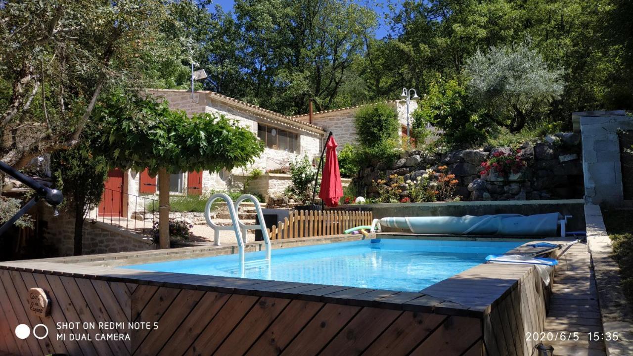 L'Establoun Apartman Saint-Martin-de-Brômes Kültér fotó