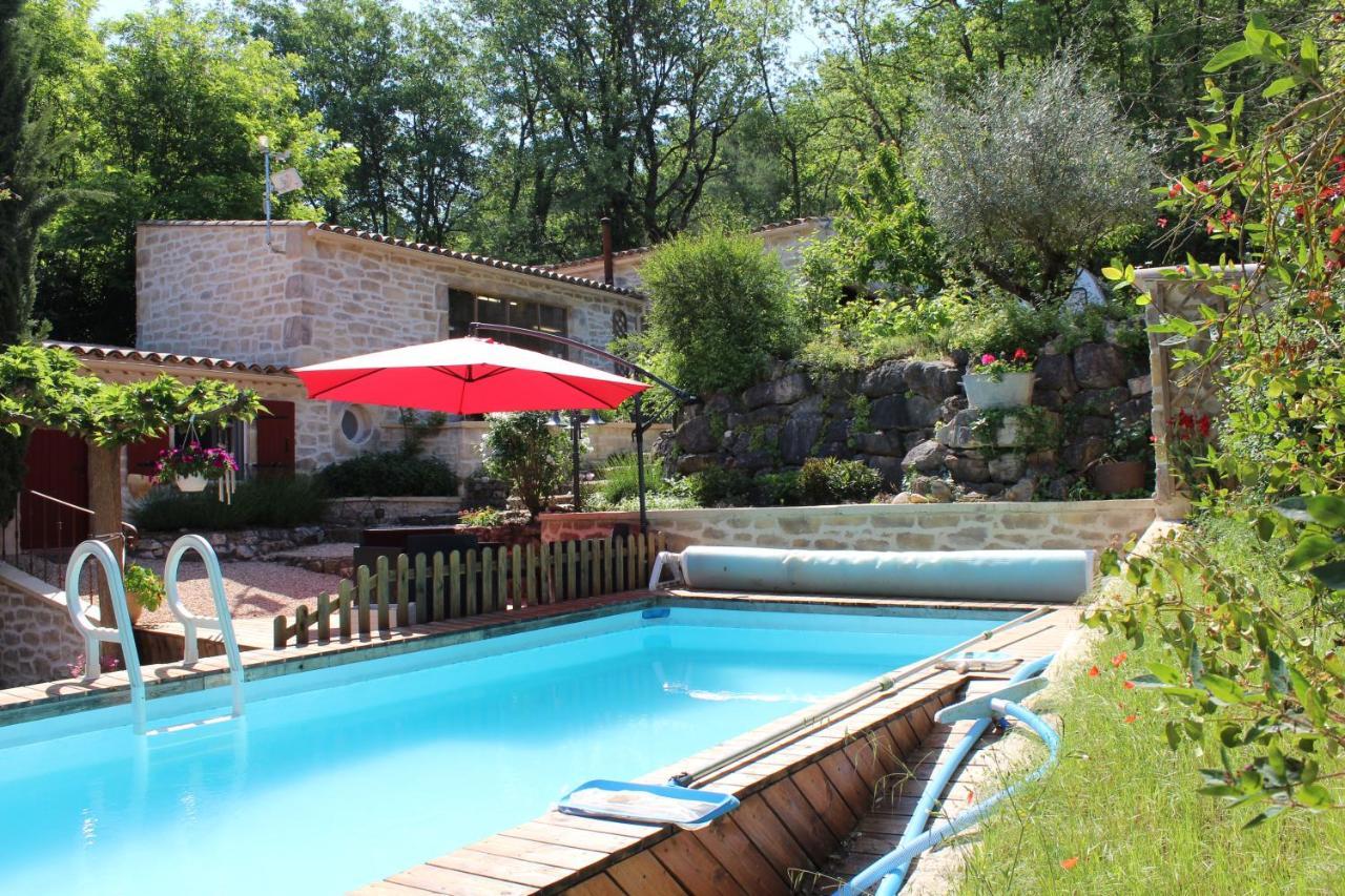 L'Establoun Apartman Saint-Martin-de-Brômes Kültér fotó