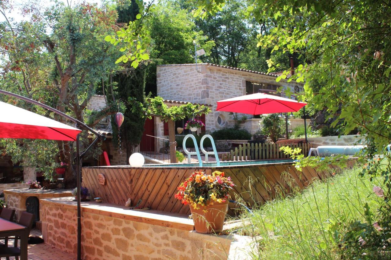 L'Establoun Apartman Saint-Martin-de-Brômes Kültér fotó