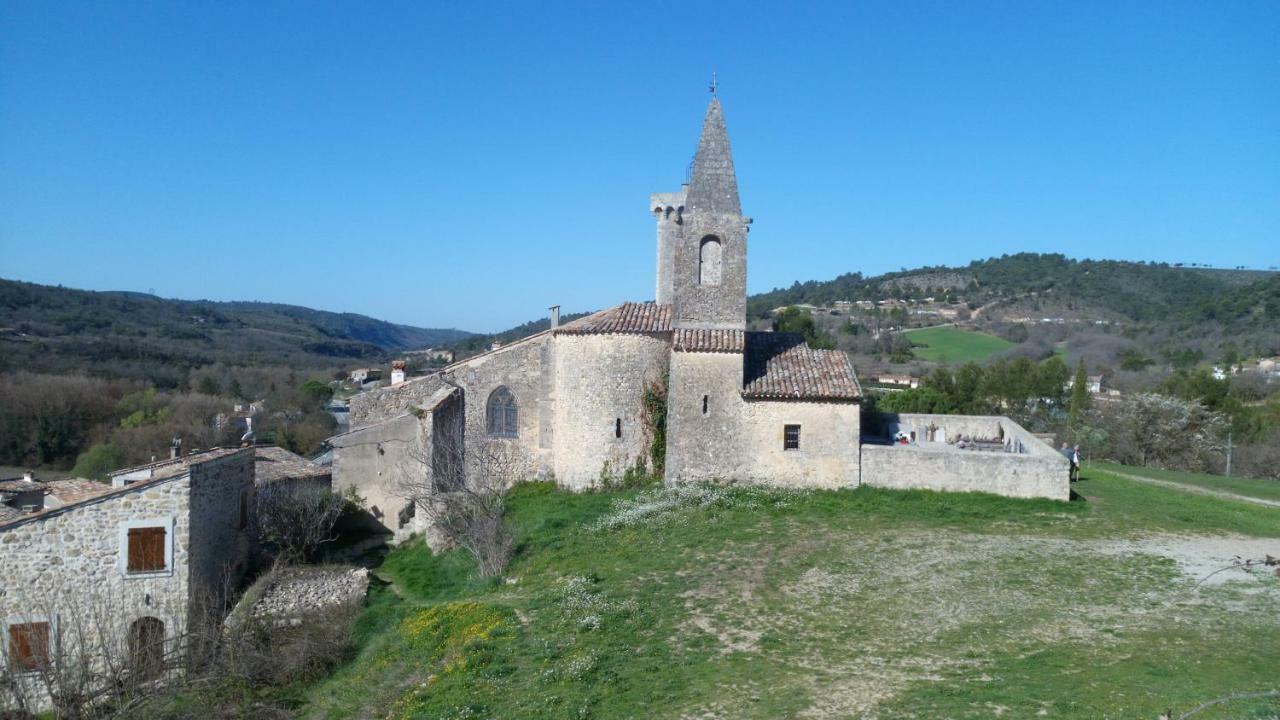 L'Establoun Apartman Saint-Martin-de-Brômes Kültér fotó
