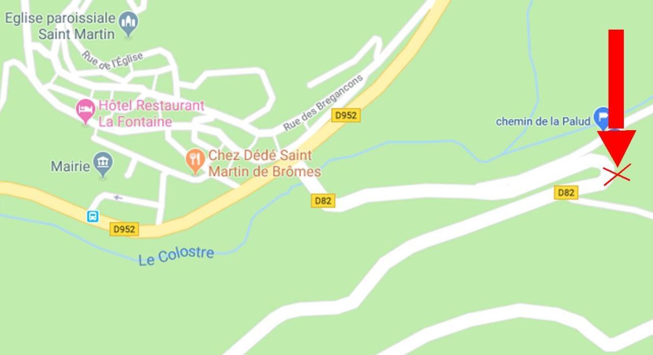 L'Establoun Apartman Saint-Martin-de-Brômes Kültér fotó